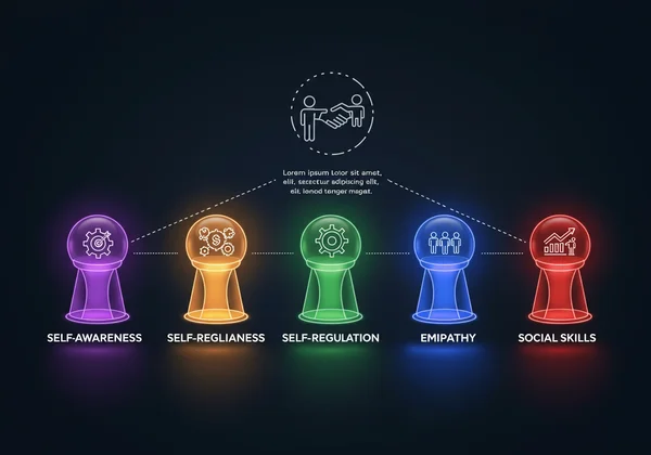 Infografica dei cinque pilastri della QE sul lavoro