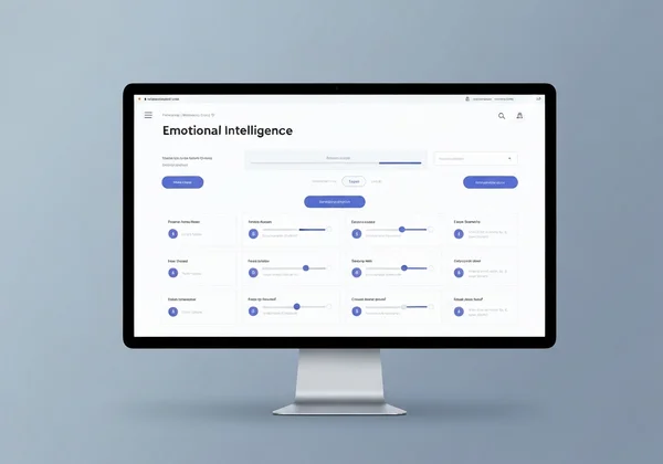 Interfaccia utente pulita e professionale di un test EQ