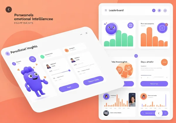 AI EQ report interactive dashboard mockup