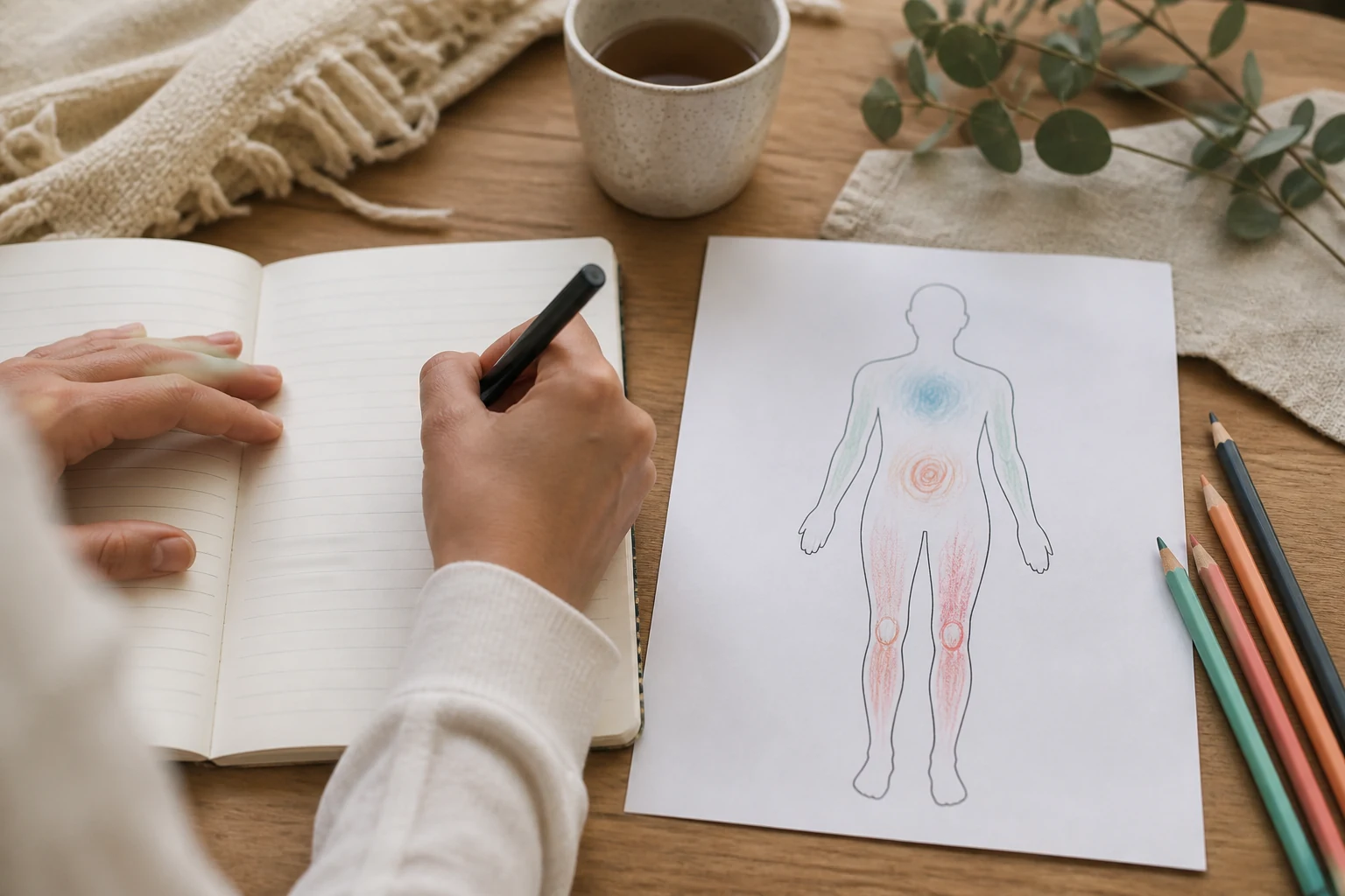 Body signals and journaling